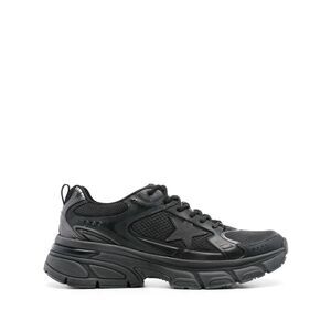 Golden Goose Men Leather And Mesh Lightstar Sneakers